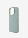 Guess Guess PU Grained Classic Logo MagSafe заден капак за iPhone 16 Pro Max Green