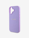 Guess Guess PU Grained Classic Logo MagSafe заден капак за iPhone 16 Purple