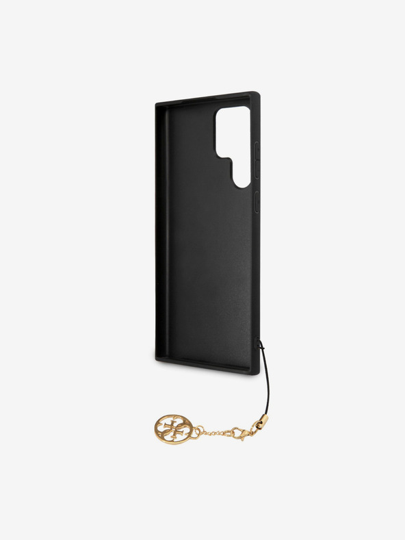 Guess 4G Charm Zadní Kryt pro Samsung Galaxy S24 Ultra Grey Калъф за телефон