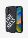 Guess Guess PU Leather 4G Big Love Logo MagSafe заден капак за iPhone 16 Black