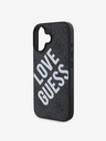 Guess Guess PU Leather 4G Big Love Logo MagSafe заден капак за iPhone 16 Black