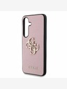 Guess Guess PU Grained 4G Metal Logo Back Cover за Samsung Galaxy S25 Pink