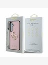 Guess Guess PU Grained 4G Metal Logo Back Cover за Samsung Galaxy S25 Pink