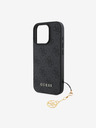 Guess Guess 4G Charm заден капак за iPhone 16 Pro Max Tone on Tone Grey