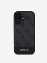 Guess Guess PU 4G Stripe заден капак за iPhone 16 Grey