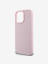 Guess Guess PU Grained Classic Logo MagSafe заден капак за iPhone 16 Pro Max Pink