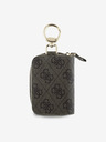 Guess Ключодържател Guess PU 4G Script Logo Brown