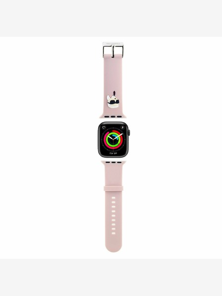 Karl Lagerfeld Karl Lagerfeld Karl Head NFT каишка за Apple Watch 42/44/45/46/49 Розов