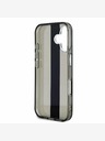 Karl Lagerfeld Karl Lagerfeld IML Stripe Logo заден капак за iPhone 16 Black