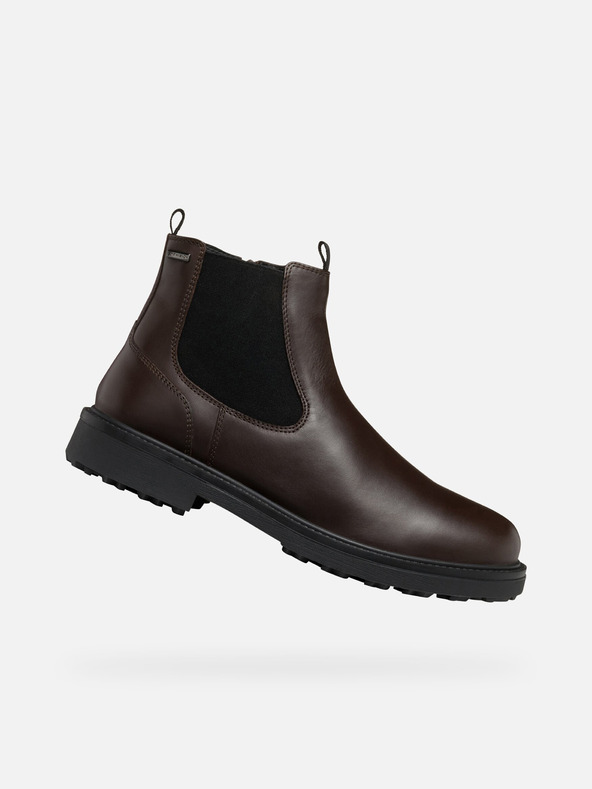 Geox Кафяви мъжки обувки за глезена Geox Lagorai + Grip A