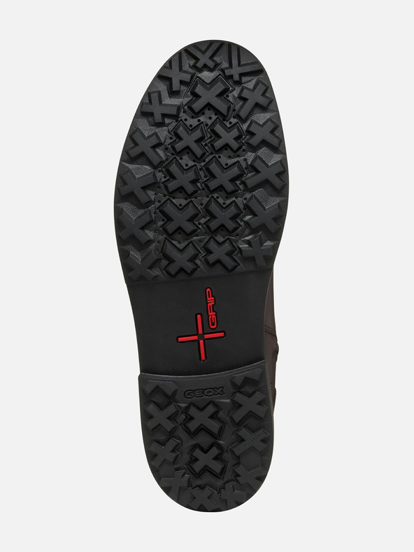 Geox Кафяви мъжки обувки за глезена Geox Lagorai + Grip A