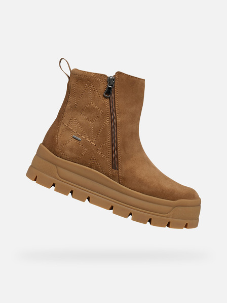 Geox Кафяви дамски боти Geox Spherica Ec7.1 Abx