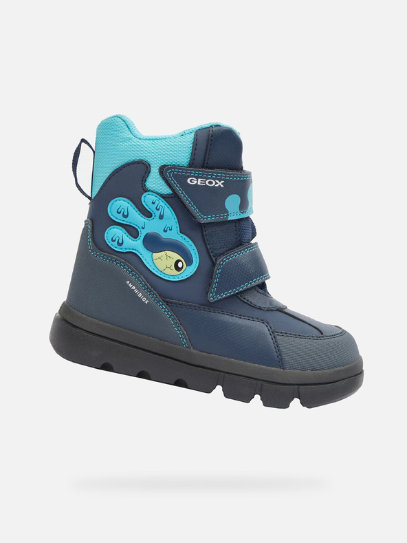 Geox Сини момчешки анкъл обувки Geox Willaboo AB