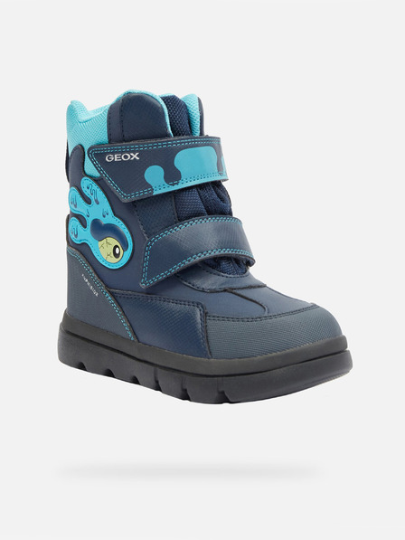 Geox Сини момчешки анкъл обувки Geox Willaboo AB