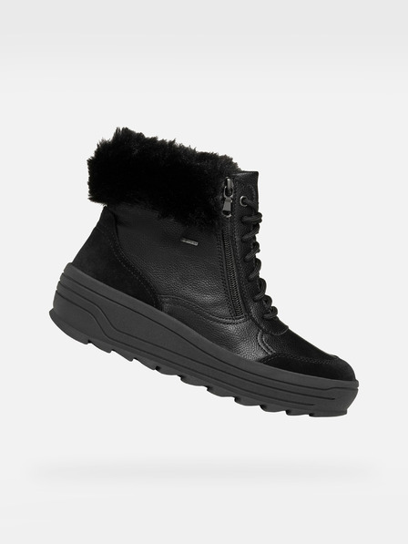 Geox Черни дамски обувки за глезена Geox Milleiny Abx