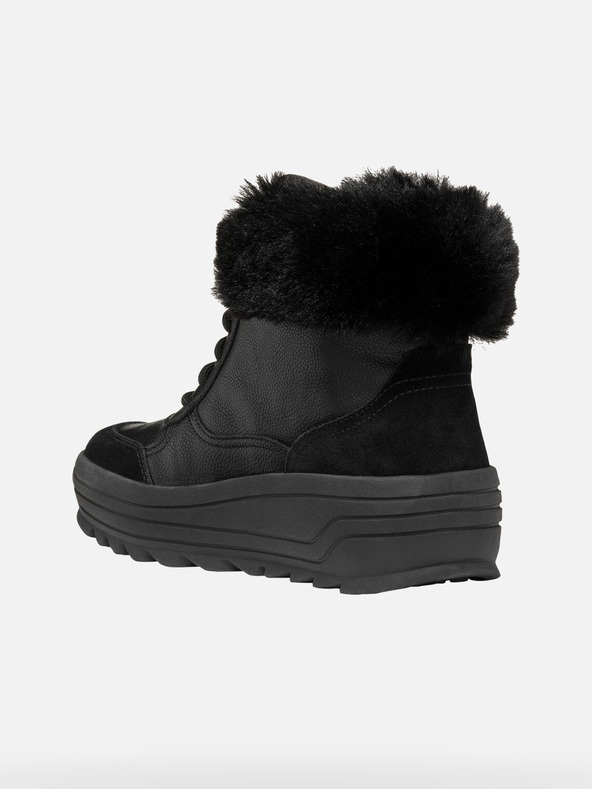 Geox Черни дамски обувки за глезена Geox Milleiny Abx