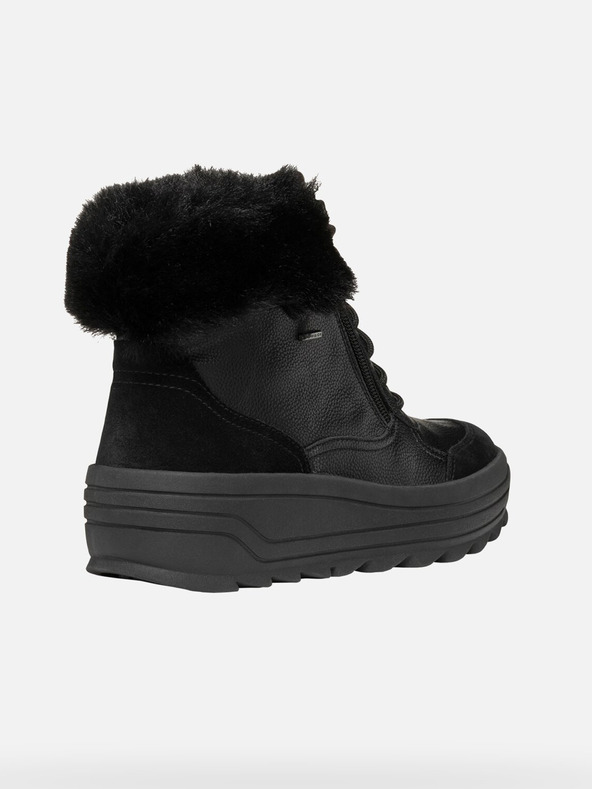 Geox Черни дамски обувки за глезена Geox Milleiny Abx