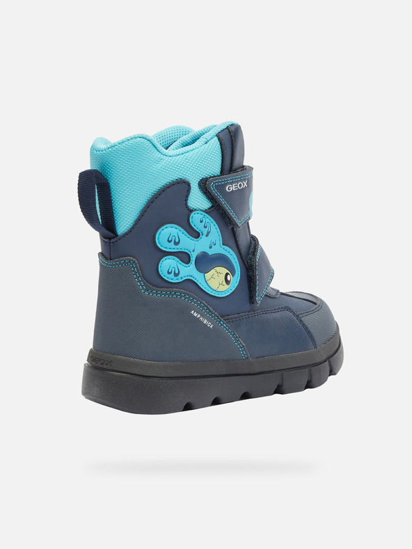 Geox Сини момчешки анкъл обувки Geox Willaboo AB
