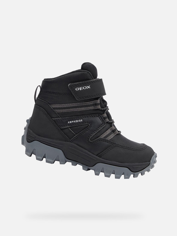 Geox Черни детски зимни боти Geox Himalaya B Abx