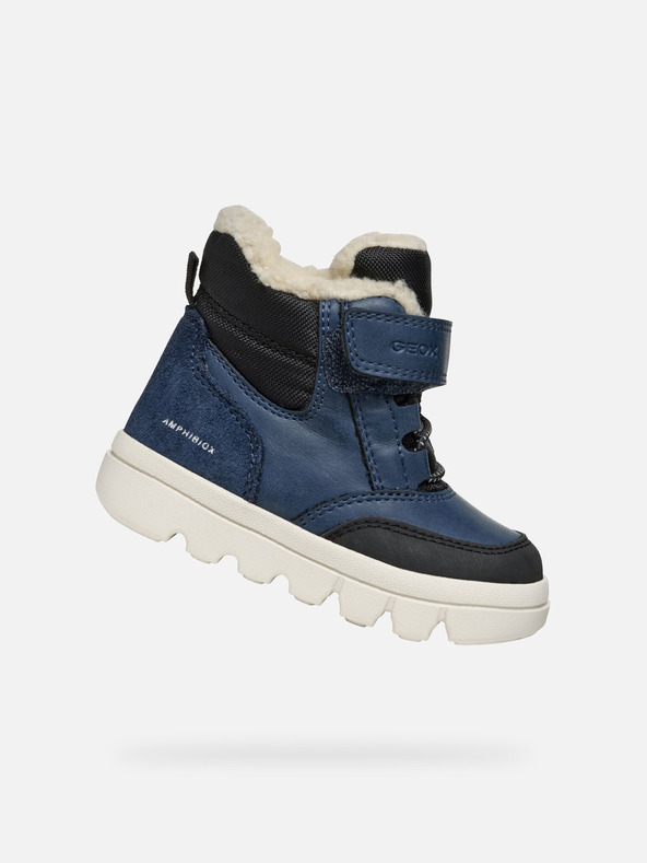 Geox Сини зимни обувки за момчета Geox Willaboo B Ab