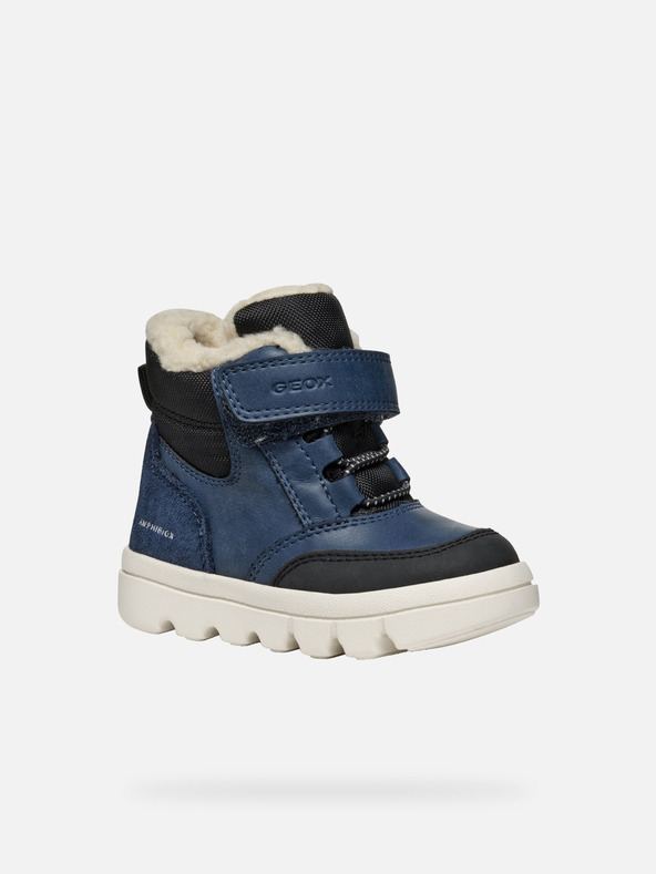 Geox Сини зимни обувки за момчета Geox Willaboo B Ab