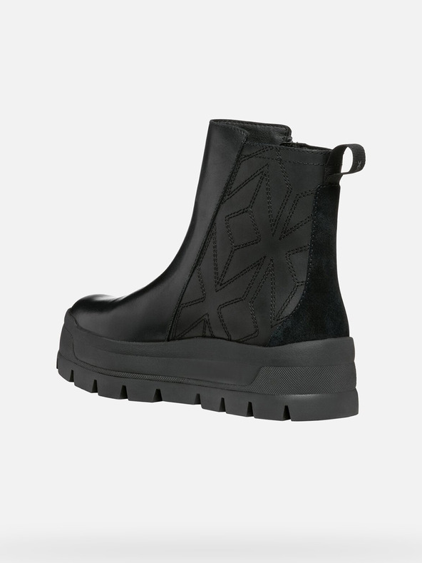 Geox Черни дамски боти до глезена Geox Spherica Ec7.1 Abx