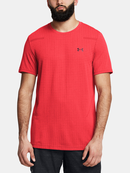 Under Armour Мъжка тениска Under Armour Vanish Seamless Grid SS-RED