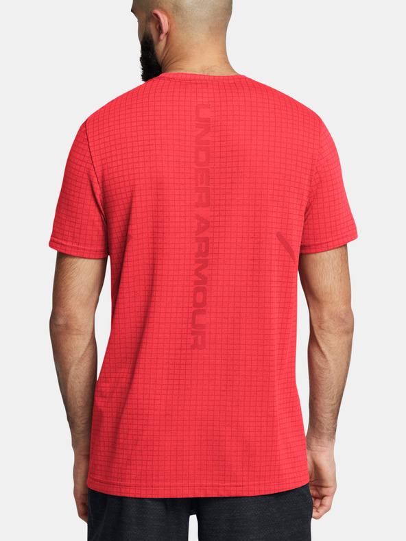Under Armour Мъжка тениска Under Armour Vanish Seamless Grid SS-RED