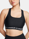 Under Armour Дамски сутиен Under Armour Crossback Mid Bra-BLK