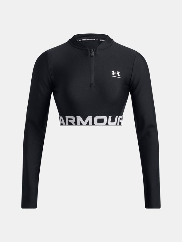 Under Armour Under Armour Women's HeatGear Rib 1/4 Zip LS тениска