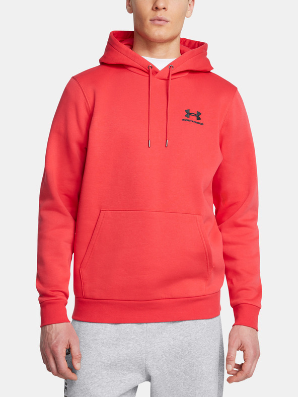 Under Armour Мъжки суитшърт Under Armour UA Icon Fleece Hoodie-RED