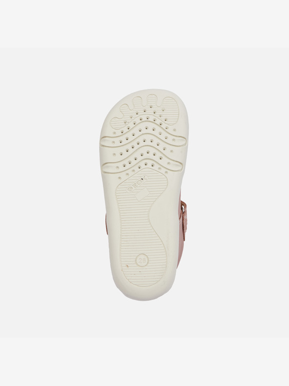 Geox Старорозови момичешки barefoot маратонки с отворен връх Geox Steppieu