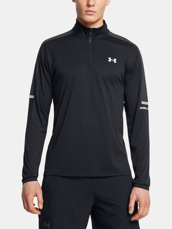 Under Armour Мъжка блуза с дълг ръкав Under Armour UA Tech Utility 1/4 Цип-BLK
