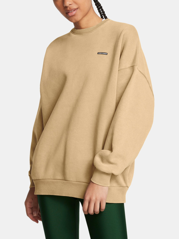 Under Armour Under Armour UA Icon HWT Flc OS Crew-BRN Суитшърт за жени