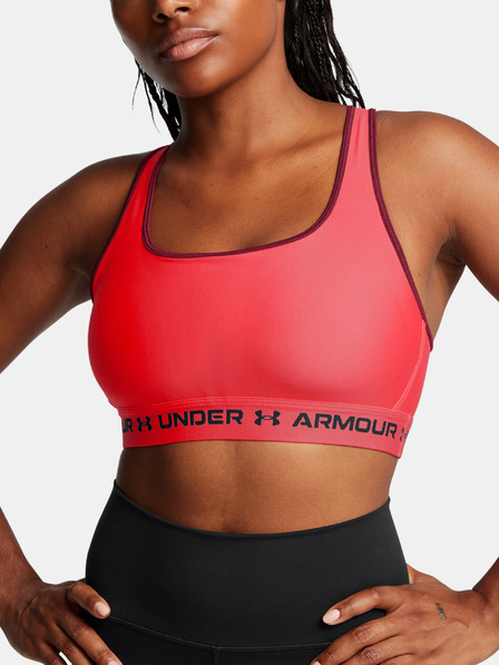 Under Armour Under Armour Crossback Mid Bra-RED - дамски сутиен