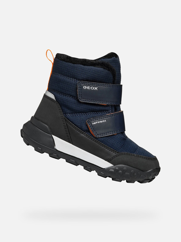 Geox Тъмносини момчешки зимни обувки Geox Trekkyup B Abx