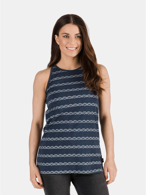 Sam 73 Тъмносиня дамска щампована потник SAM 73