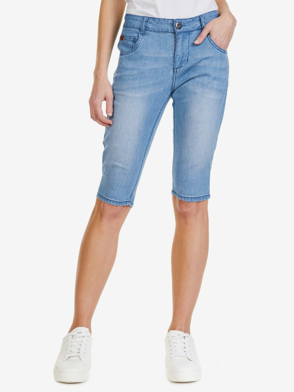 Sam 73 Сини дамски къси панталони от деним SAM 73 Cora