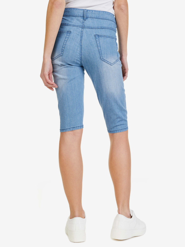 Sam 73 Сини дамски къси панталони от деним SAM 73 Cora