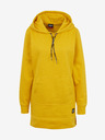 Sam 73 Горчичен дамски суитшърт с качулка SAM 73 Enna