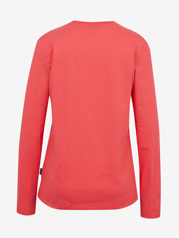 Sam 73 Тъмнорозова дамска тениска с дълъг ръкав SAM 73 Sariol