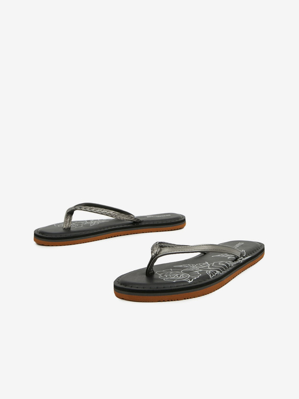 Sam 73 Черни дамски шарени джапанки SAM 73 Mia