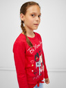 Sam 73 Червена тениска с дълъг ръкав за момичета SAM 73 Vadania