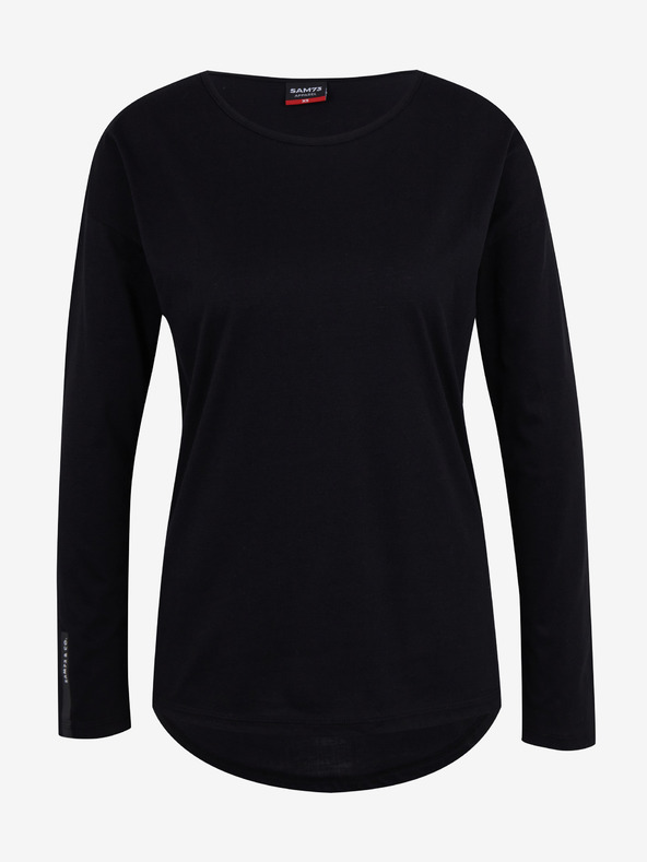 Sam 73 Черна дамска тениска с дълъг ръкав SAM 73 Patty