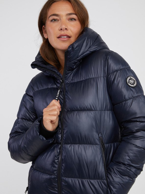 Sam 73 Тъмно синьо дамско зимно ватирано яке SAM 73 Jules