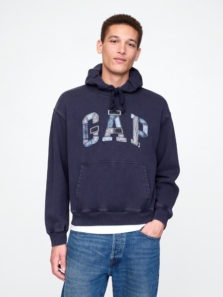 GAP Oversize суитчър Patchwork Logo Americana GAP