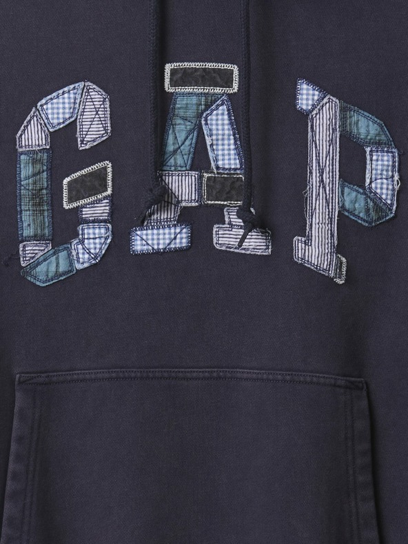 GAP Oversize суитчър Patchwork Logo Americana GAP