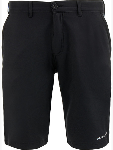 ALPINE PRO Мъжки бързосъхнещи къси панталони с охлаждащо сушене ALPINE PRO HAMPTON черни