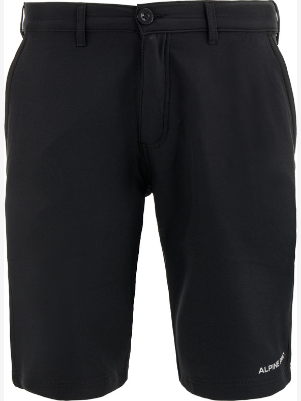 ALPINE PRO Мъжки бързосъхнещи къси панталони с охлаждащо сушене ALPINE PRO HAMPTON черни
