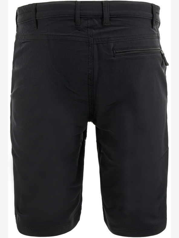 ALPINE PRO Мъжки бързосъхнещи къси панталони с охлаждащо сушене ALPINE PRO HAMPTON черни